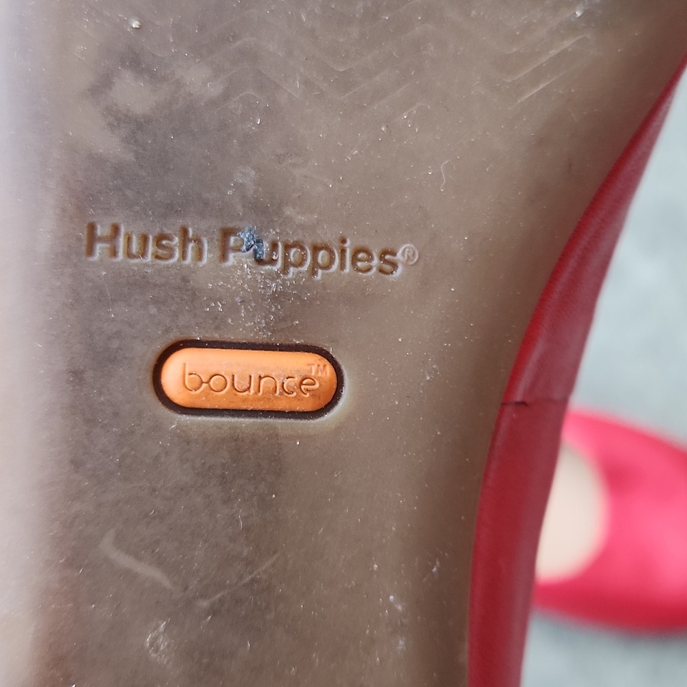 Hush Puppies Red Ballet Flats - Picture 8 of 10